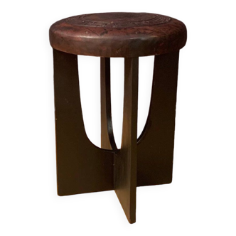 Angel Pazmino style stool, 1960s.