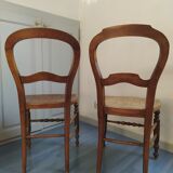 Pair of old wooden chairs