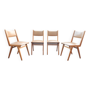 lot de 4 chaises vintage