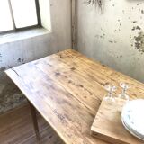 Vintage pine farm table