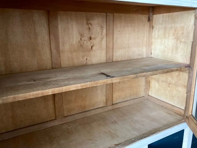 Old white Parisian buffet