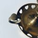 Vintage heart brass candlestick