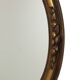 French Oval Gold Baroque-Style Mirror with Roses 58cm