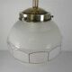 Art Deco pendant light with 12-sided glass ball, 1930s