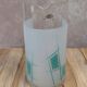 Vintage glass pitcher from the 1950s – geometric design