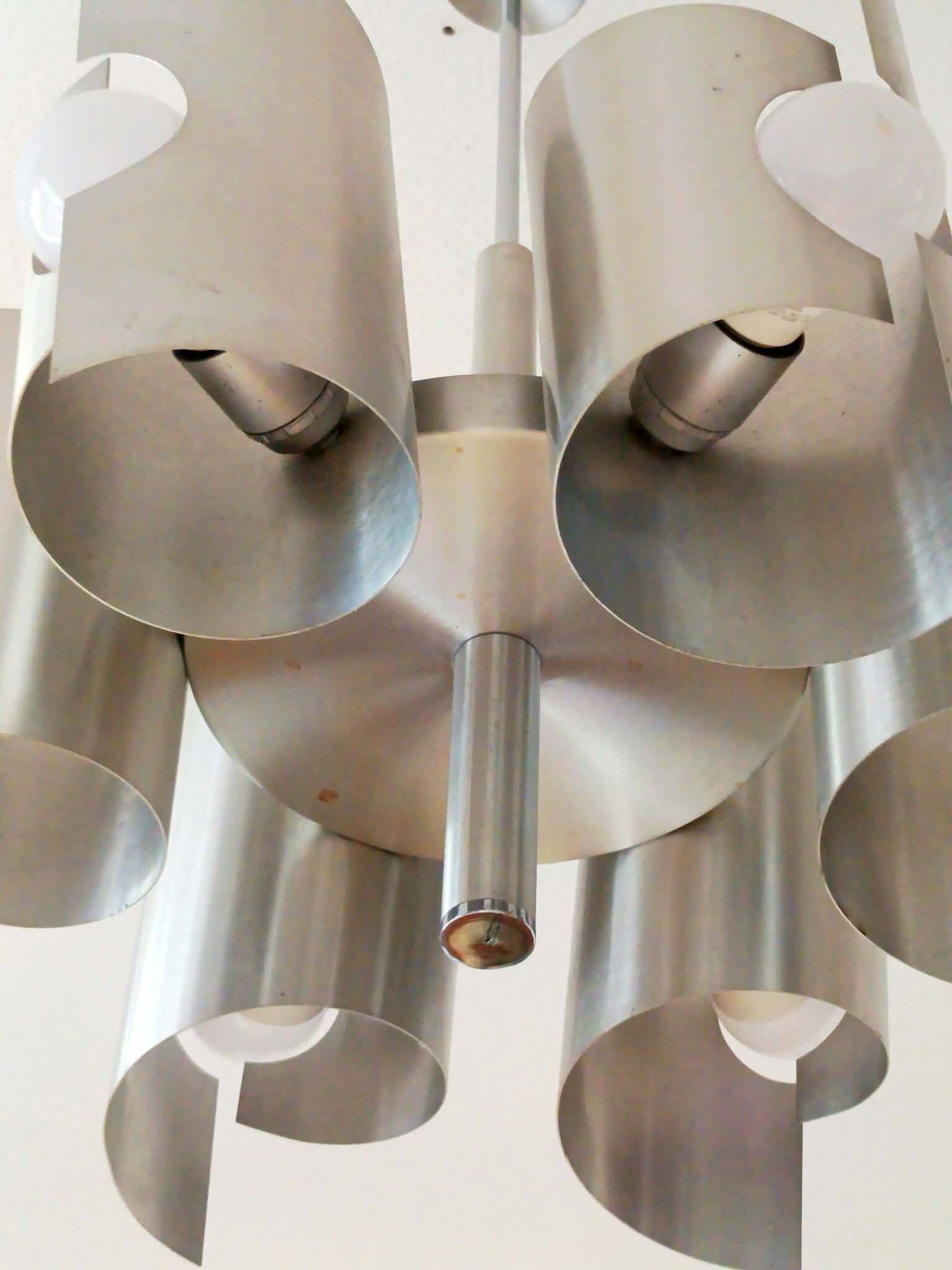 Lustre space age aluminium 1970 Polam Bielsko