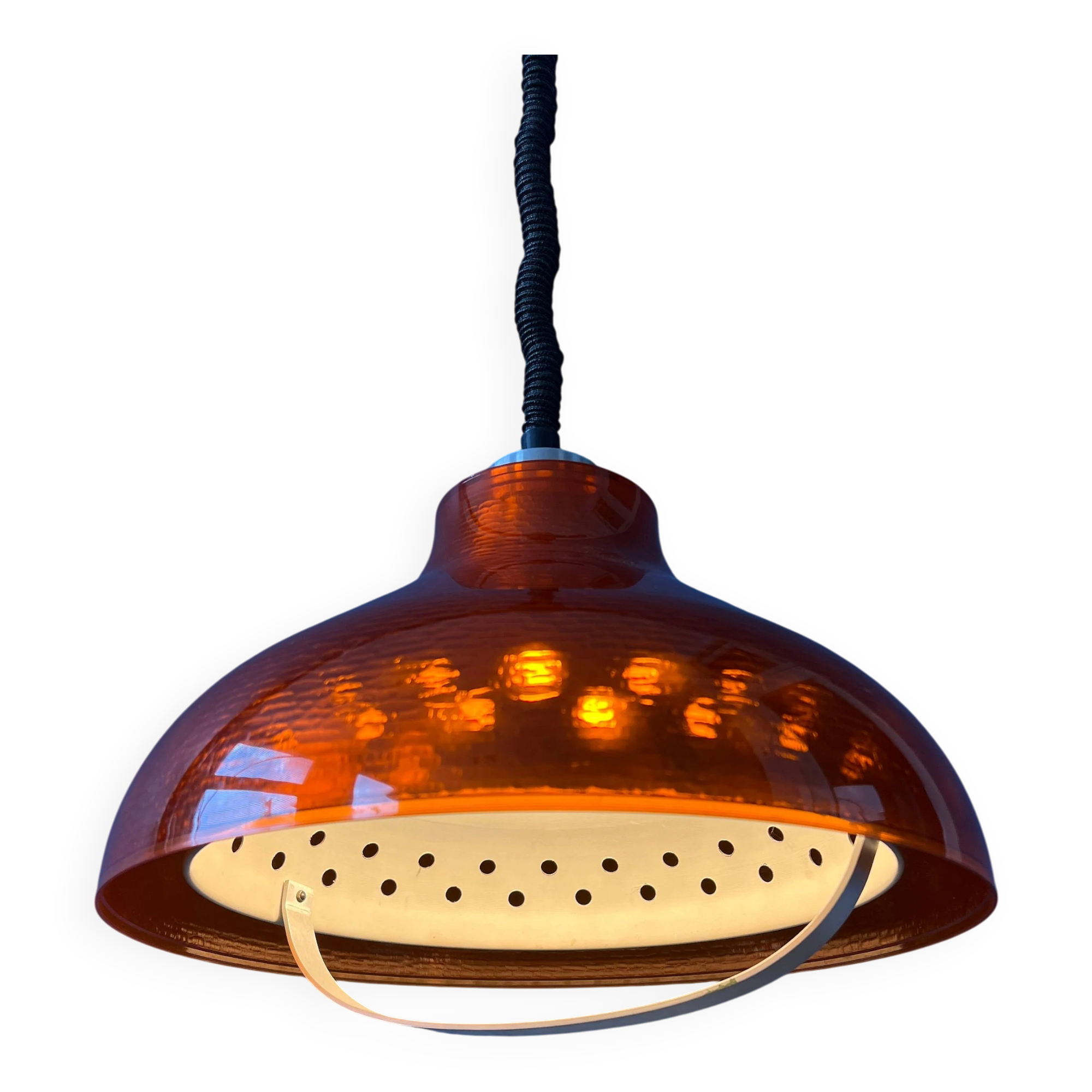 Suspension UFO Space Age in plexiglass, Mid-Century