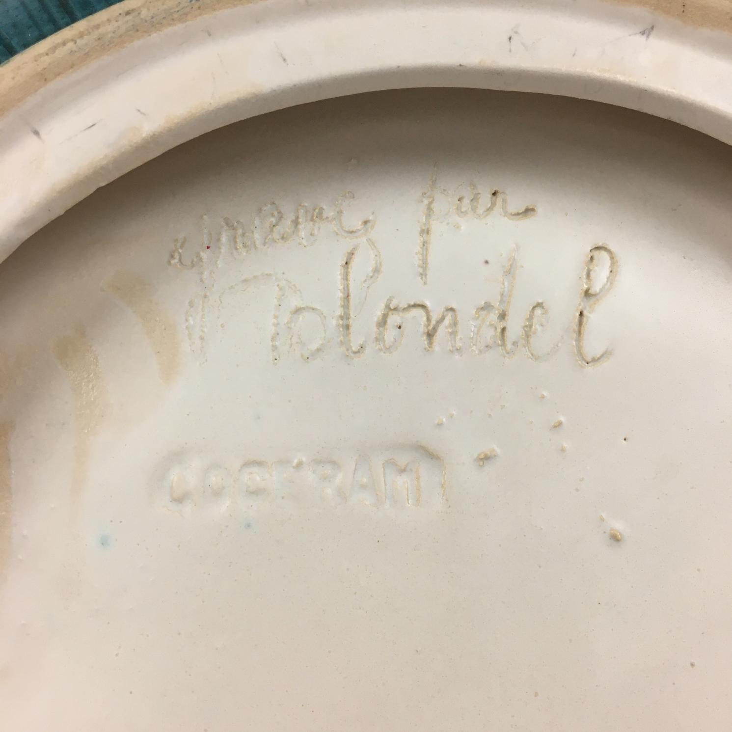 Plat en céramique