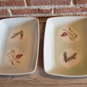2 rectangular hollow dishes Bavaria