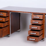 Bureau en chêne Bauhaus par Vichr a spol Tchéquie années 1930
