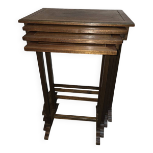 tables gigognes en acajou