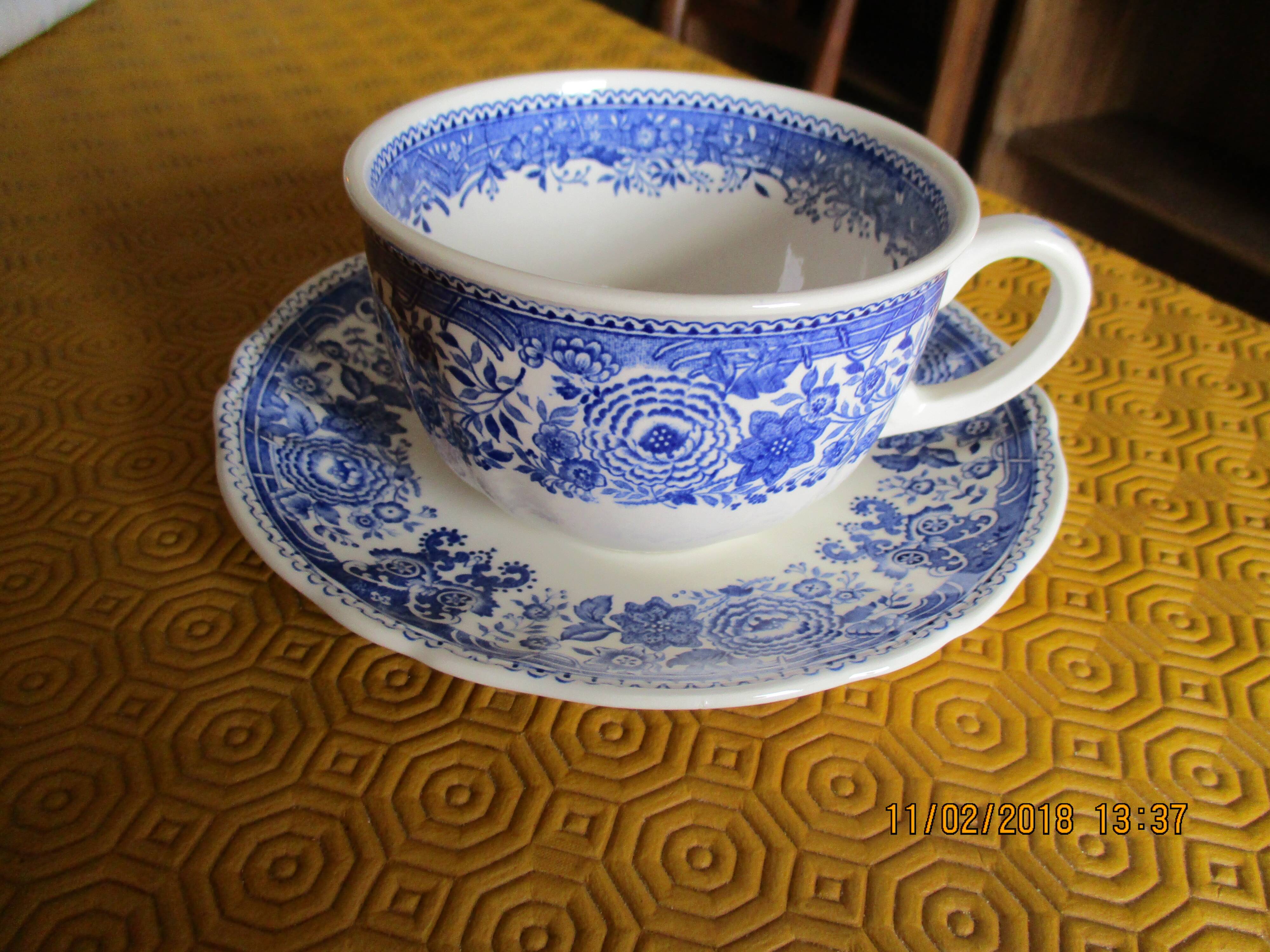 Service vaisselle Villeroy et Boch décor Burgenland bleu | Selency