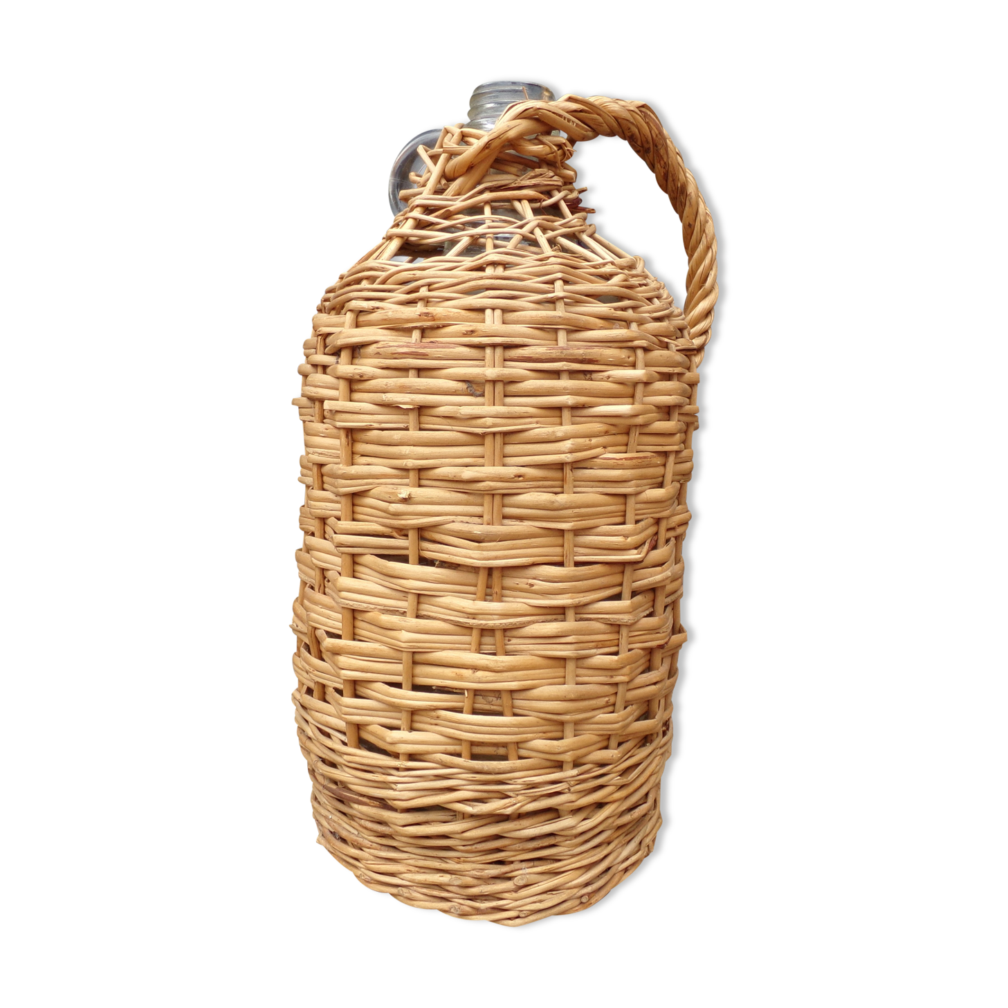 Bouteille paillée 2 litres