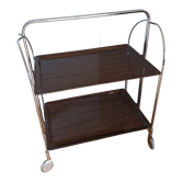 Folding service trolley