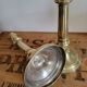 Pair of Louis Philippe brass candle holders