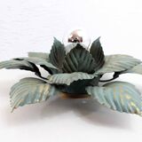 Leaf-shaped wall lamp, Italy 1970