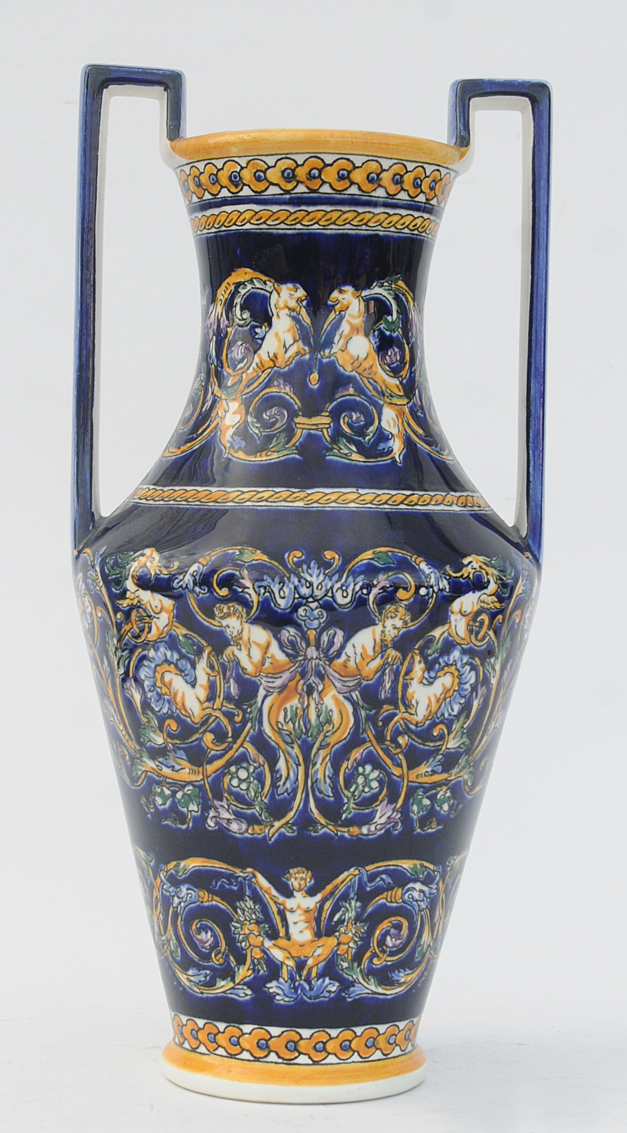 Gien's faience vase