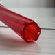 Red glass soliflore vase.