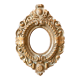Carved oval wooden frame