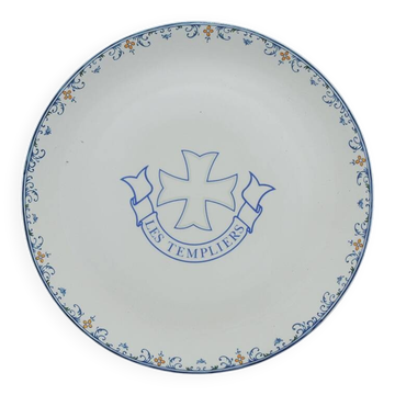 Old Gien dish “Moustiers – With pomegranate – The Templars”