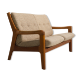 Bench, Danish sofa 2 places in teak by Gustav Thams, for Uldum Mobelfabrik, 1960