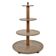 Circular wooden display stand