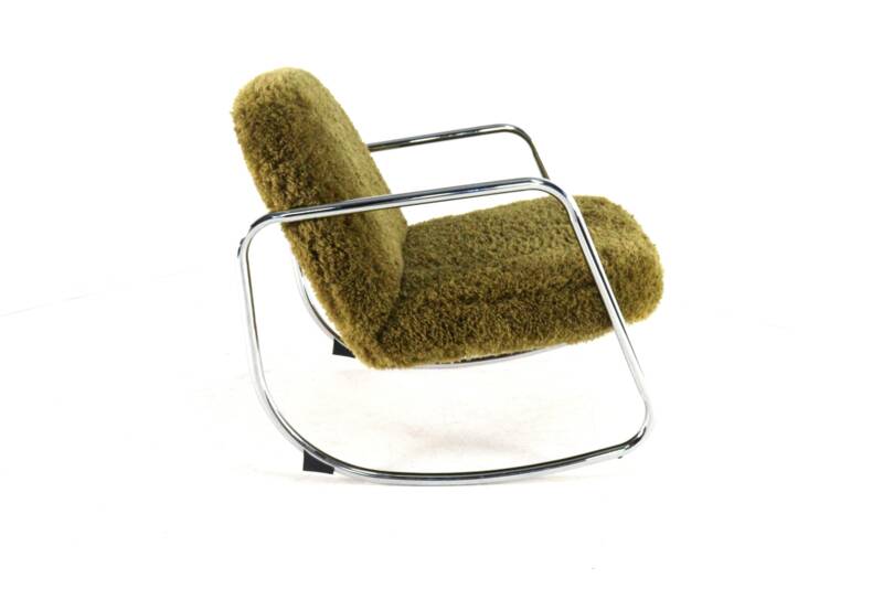 'Doodle' rocking chair - unique designer piece - unique upholstery