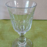 5 cut glass bistro glasses