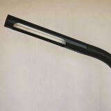 Rare black bendy tube floor lamp from LYFA Denmark - Star War era design late 1970s.