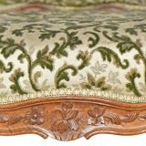 Pair of Louis XV style cabriolet armchairs