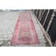 1960's Vintage Turkish Hand-Knotted Hallway Runner 91x354