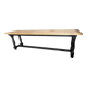 Two-tone coffee table bench, 19th century