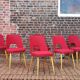 Lot of 6 Oswald Haerdtl chairs for Ton