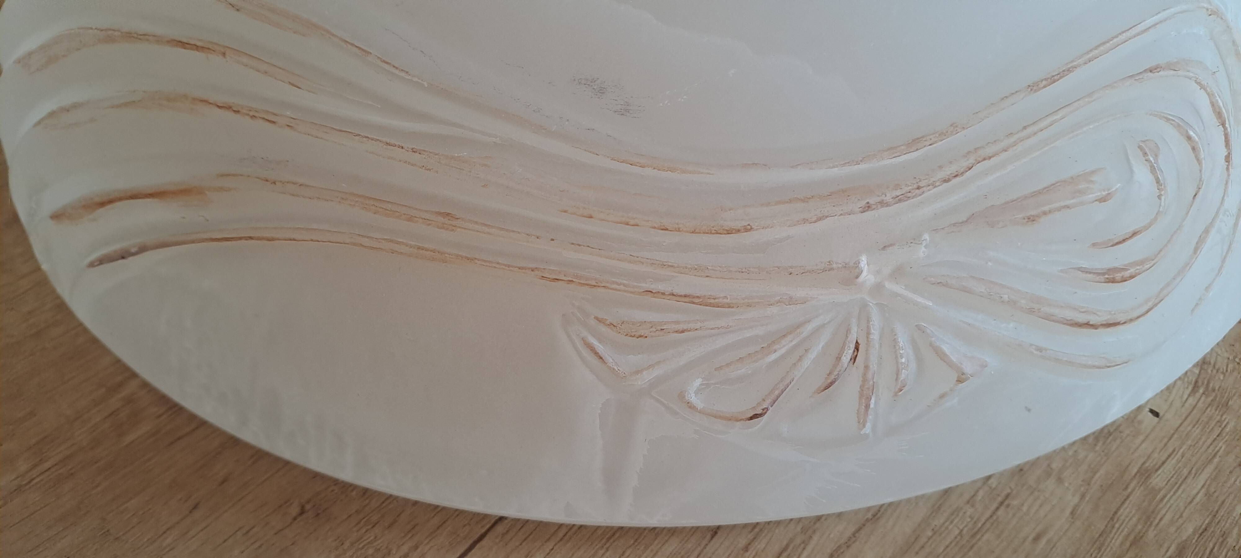 Alabaster brass chandelier