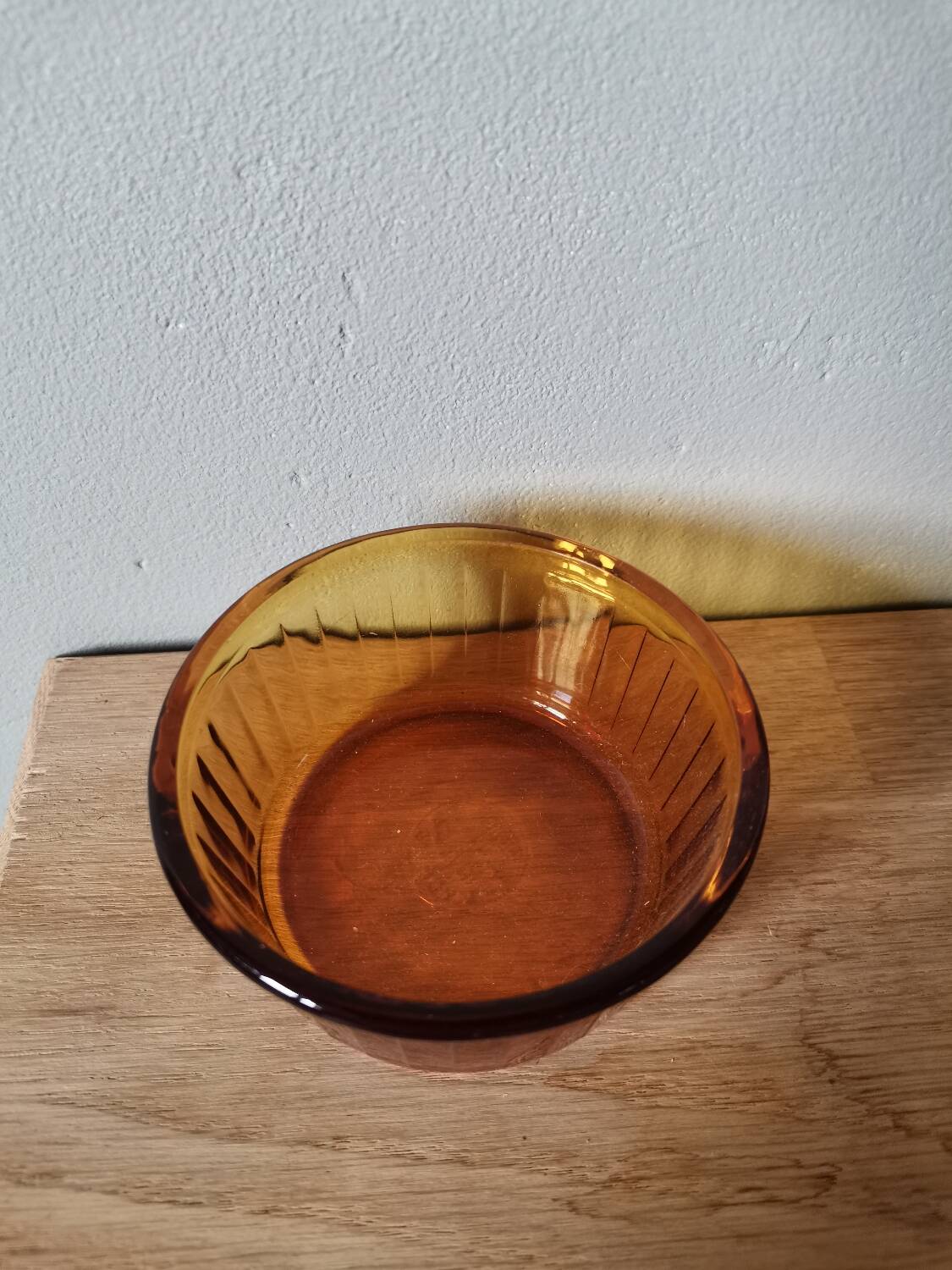 Duralex France Vintage yellow ramekin bowl