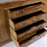 Low Sidebaord In Rosewood With Brass Handles From 1950s