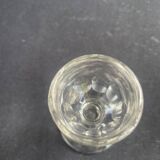 7 liqueur glasses – ½ Strong blown and cut crystal 19th century