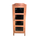 Showcase with 4 door glass panels