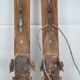 Pair of vintage Ramy skis 1950