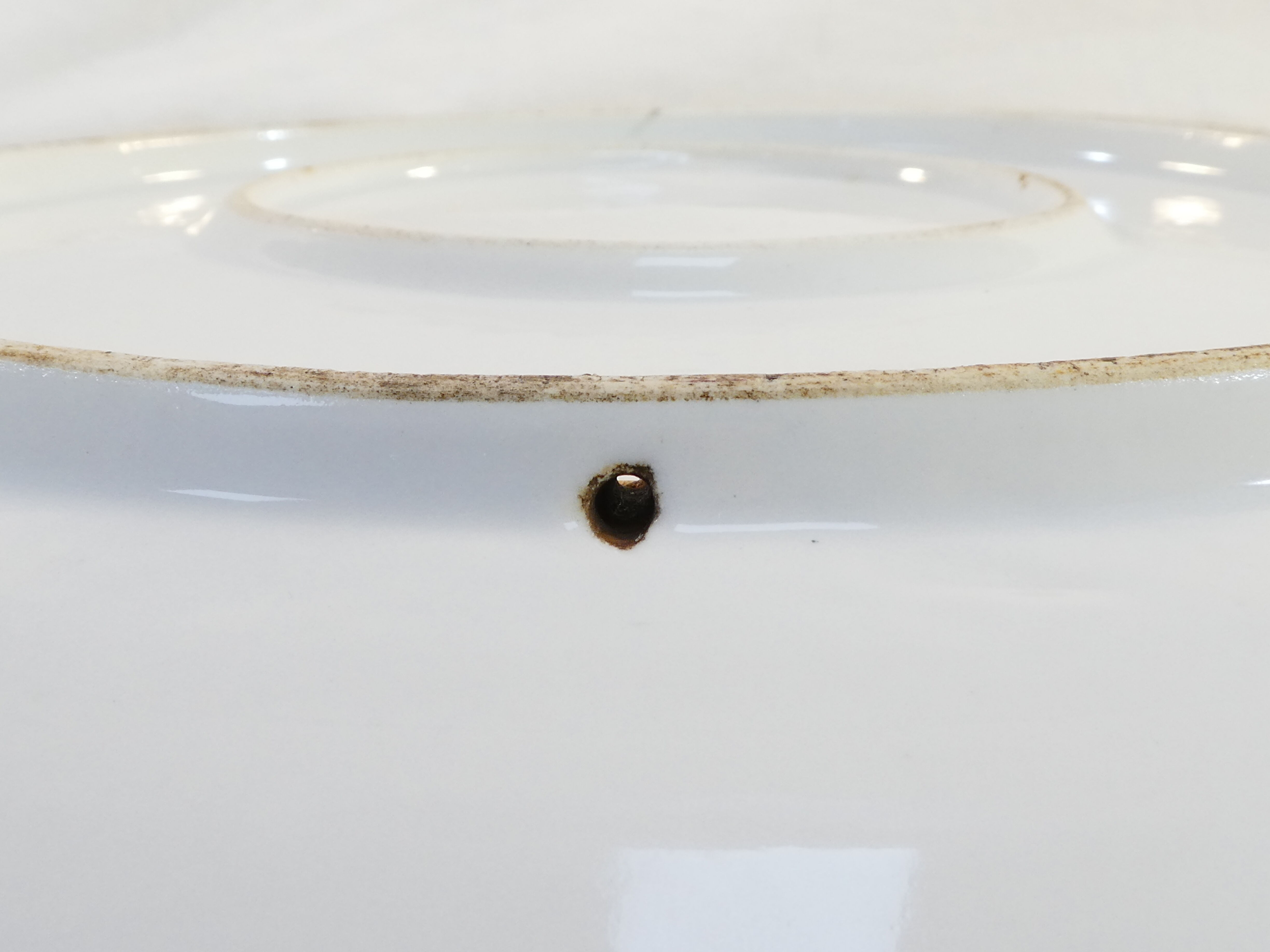 Porcelain dish from limoges or paris around 1900 decoration at martin pecheur