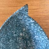 Blue ceramic with lava effect Signed MISSY ANNECY 1960-1980