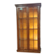 Faux bamboo cabinet by Jonathan Adler / glass layers / 1980s