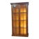 Faux bamboo cabinet by Jonathan Adler / glass layers / 1980s