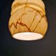 Art Deco trio of suspensions in opaline and marbled ouraline, Scailmont, 1920-30.