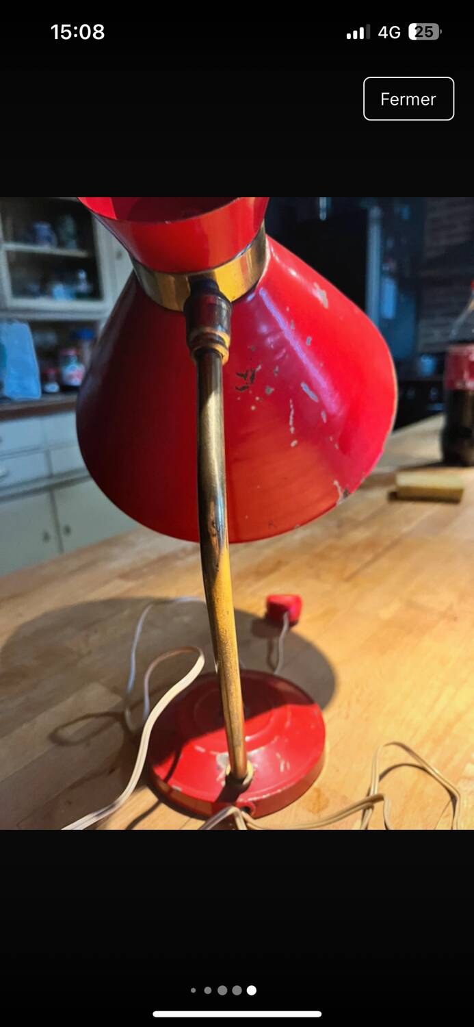 Diabolo lamp from the 50s