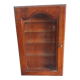 Wall display case wood and glass