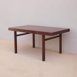 Ensemble table à rallonge en palissandre et ses 4 chaises vintage