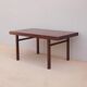 Ensemble table à rallonge en palissandre et ses 4 chaises vintage