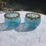 Pair of ball vases