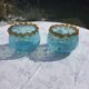 Paire de vases boules